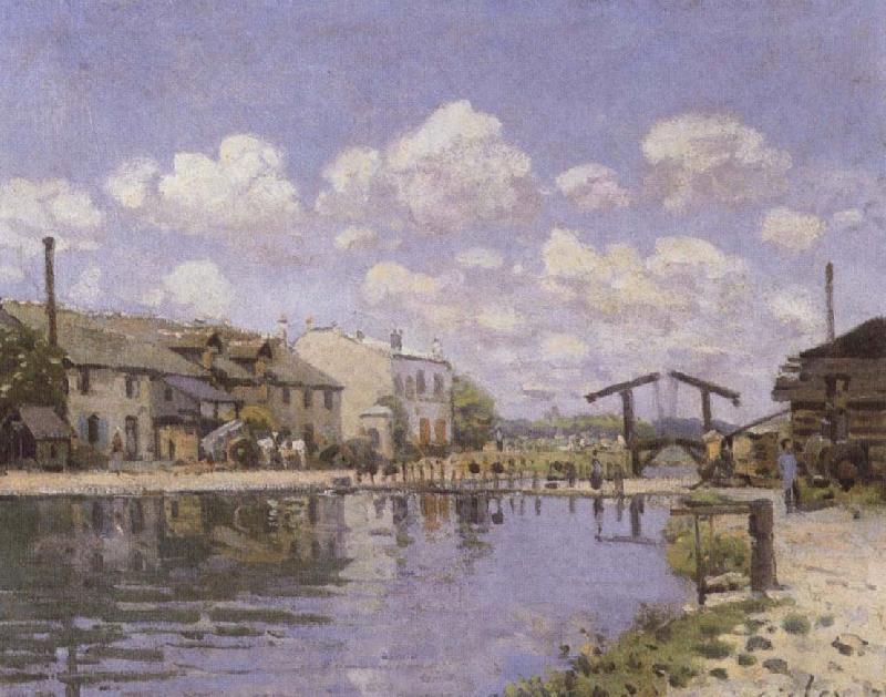 Alfred Sisley The Saint-Martin Canal oil painting picture